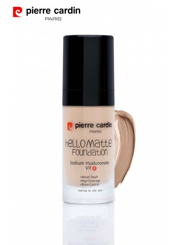 Pierre Cardin HelloMatte Foundation - Sun Beige - 30 ML