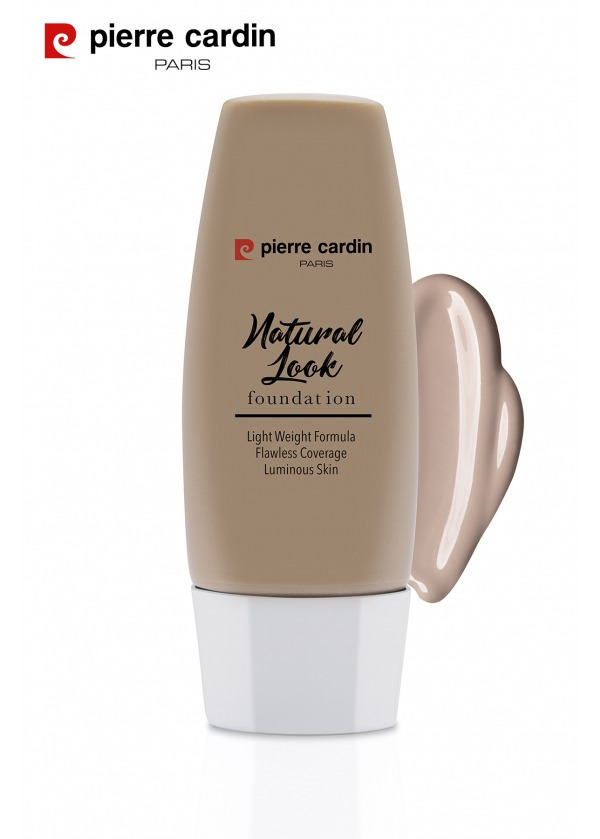 Pierre Cardin Natural Look Doğal Görünüm Veren Fondöten - Medium Beige